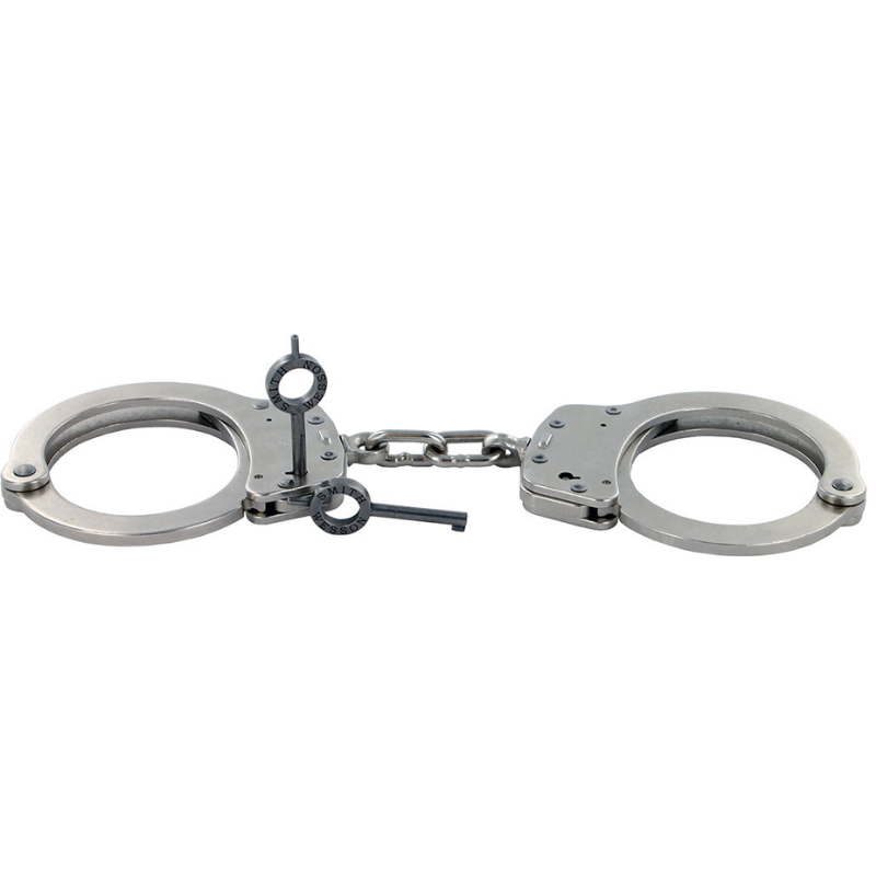 Smith & Wesson M100P Handcuffs - Nickel (Pushpin)