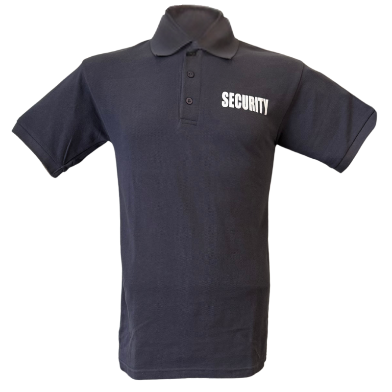 Security Golf Polo Shirt - Grey