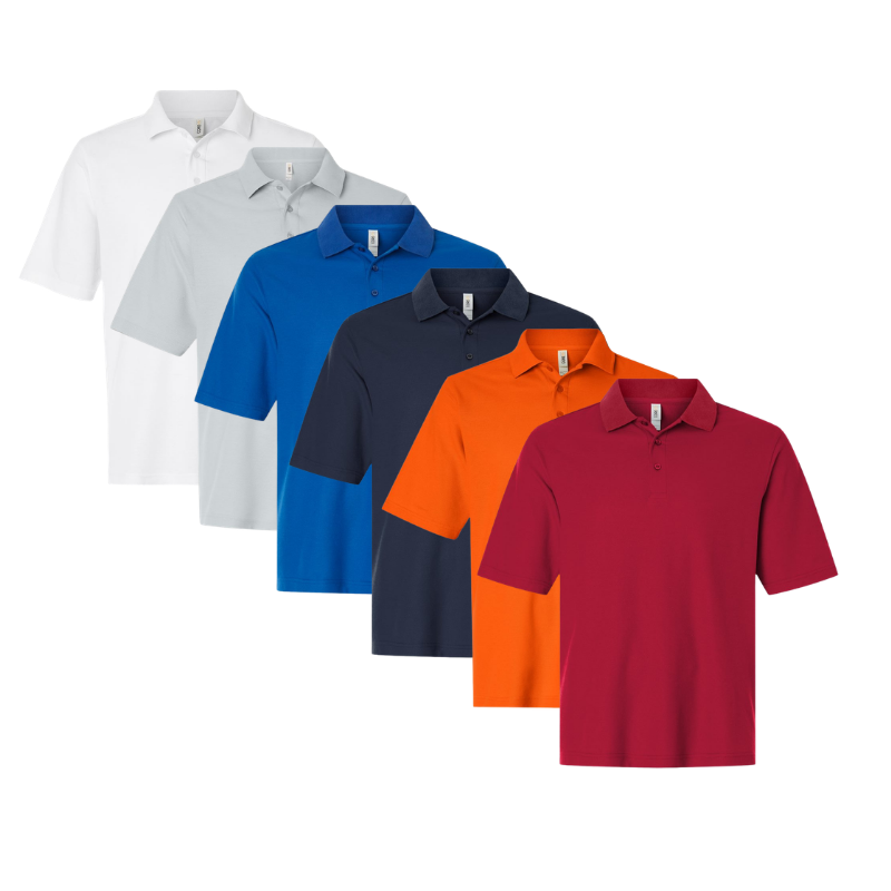 Performance Moisture Wicking Polo