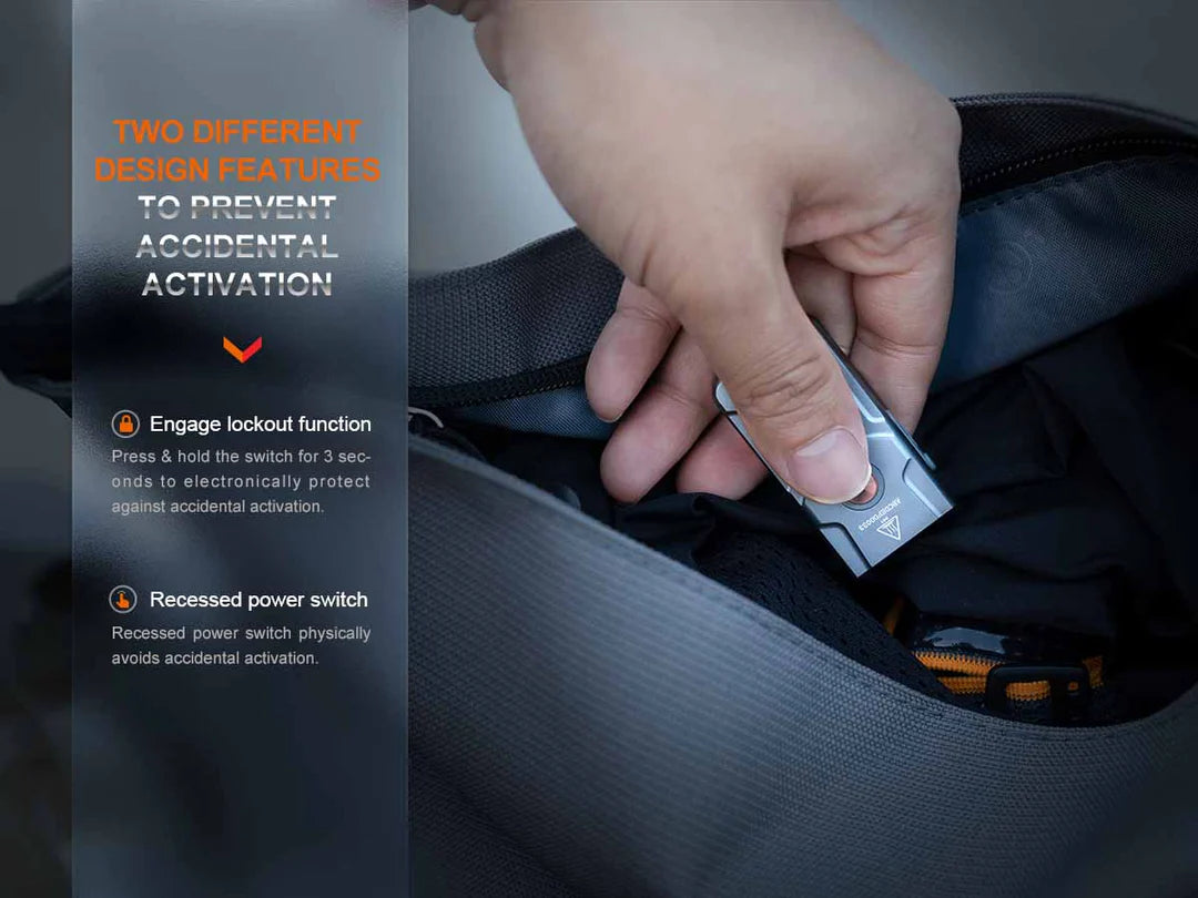 Fenix E03 V2.0 Keychain Light - Grey