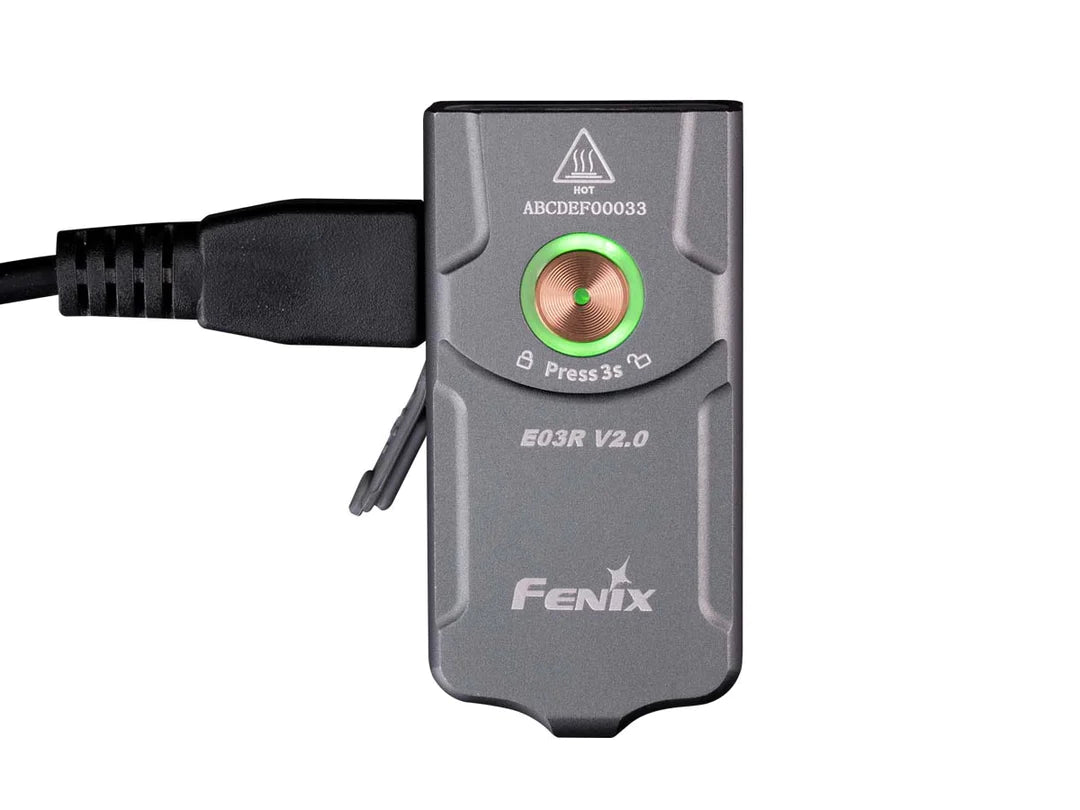 Fenix E03 V2.0 Keychain Light - Grey