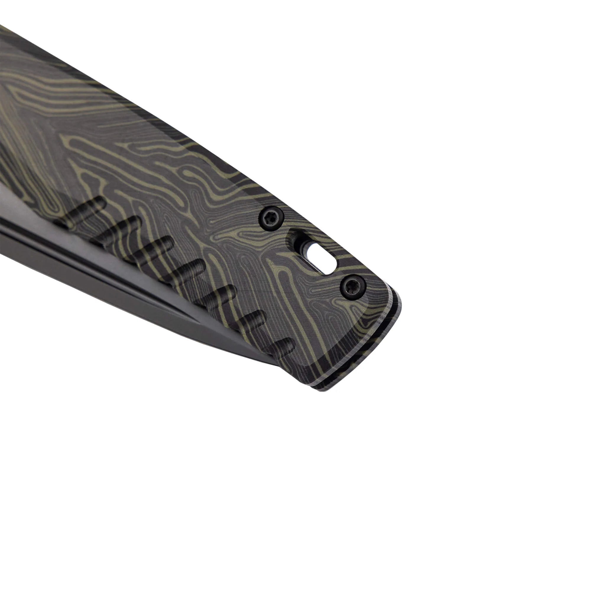 Folding Knife F3 Charlie Damascus G10 Black Tekto Knives