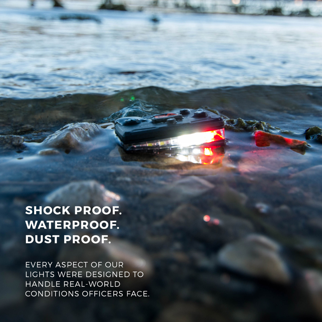 Guardian Angel Infrared Hybrid Wearable Safety Light - Red/Blue