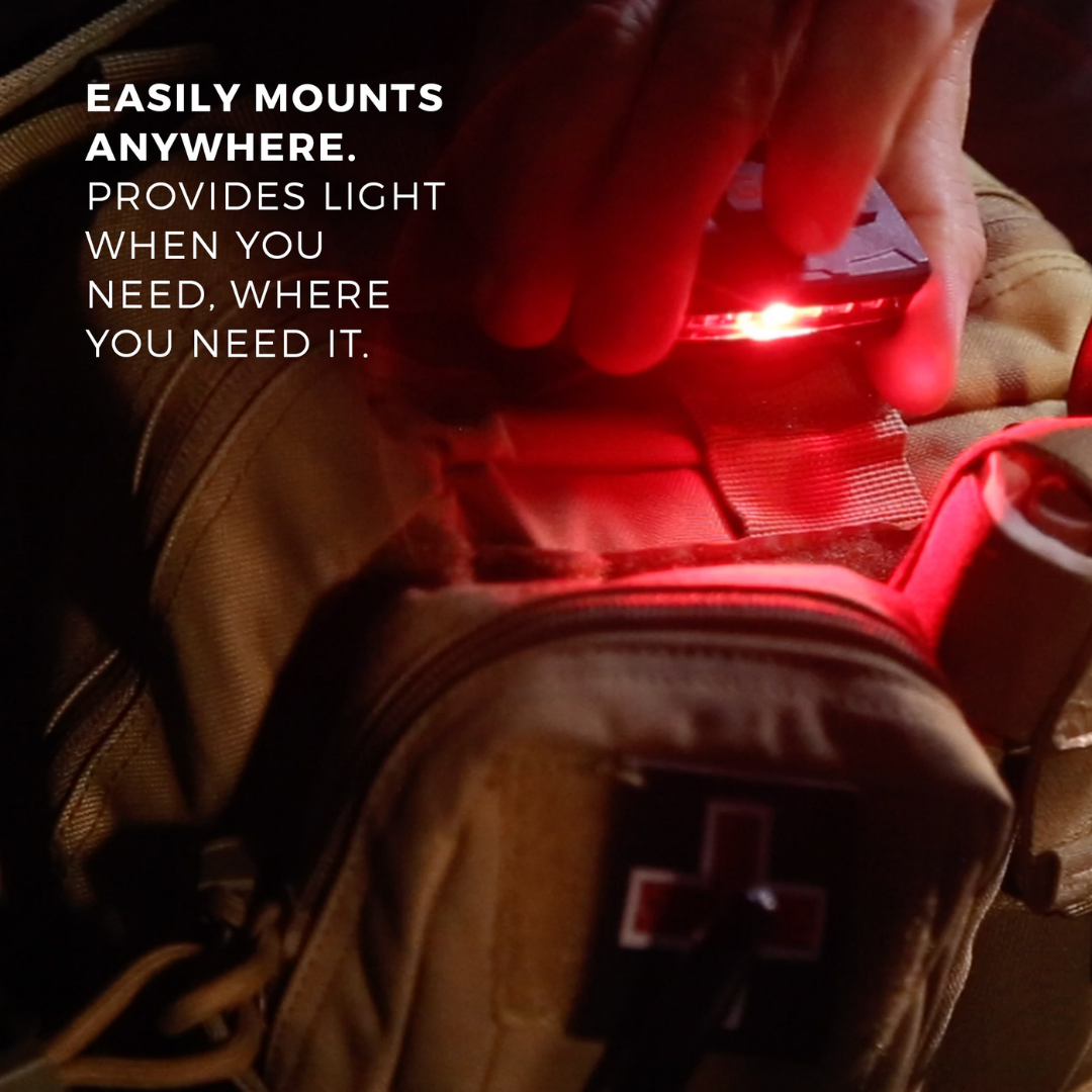 Guardian Angel Infrared Hybrid Wearable Safety Light - Red/Blue