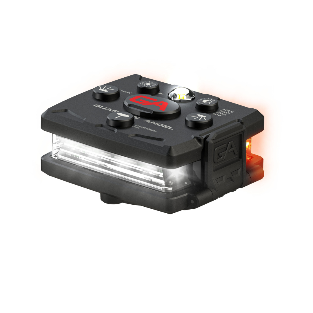 Guardian Angel Wearable Safety Light - Micro - Orange/White