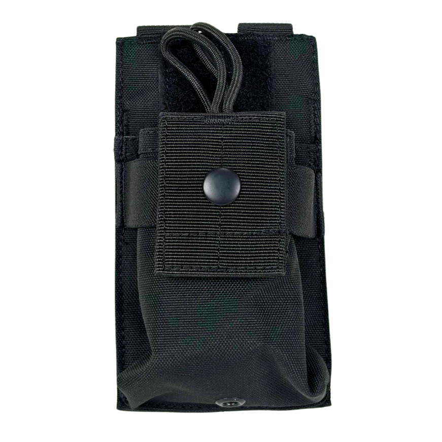 Guardian Duty Gear MOLLE Radio Pouch – Tactical Two-Way Radio Holder Black