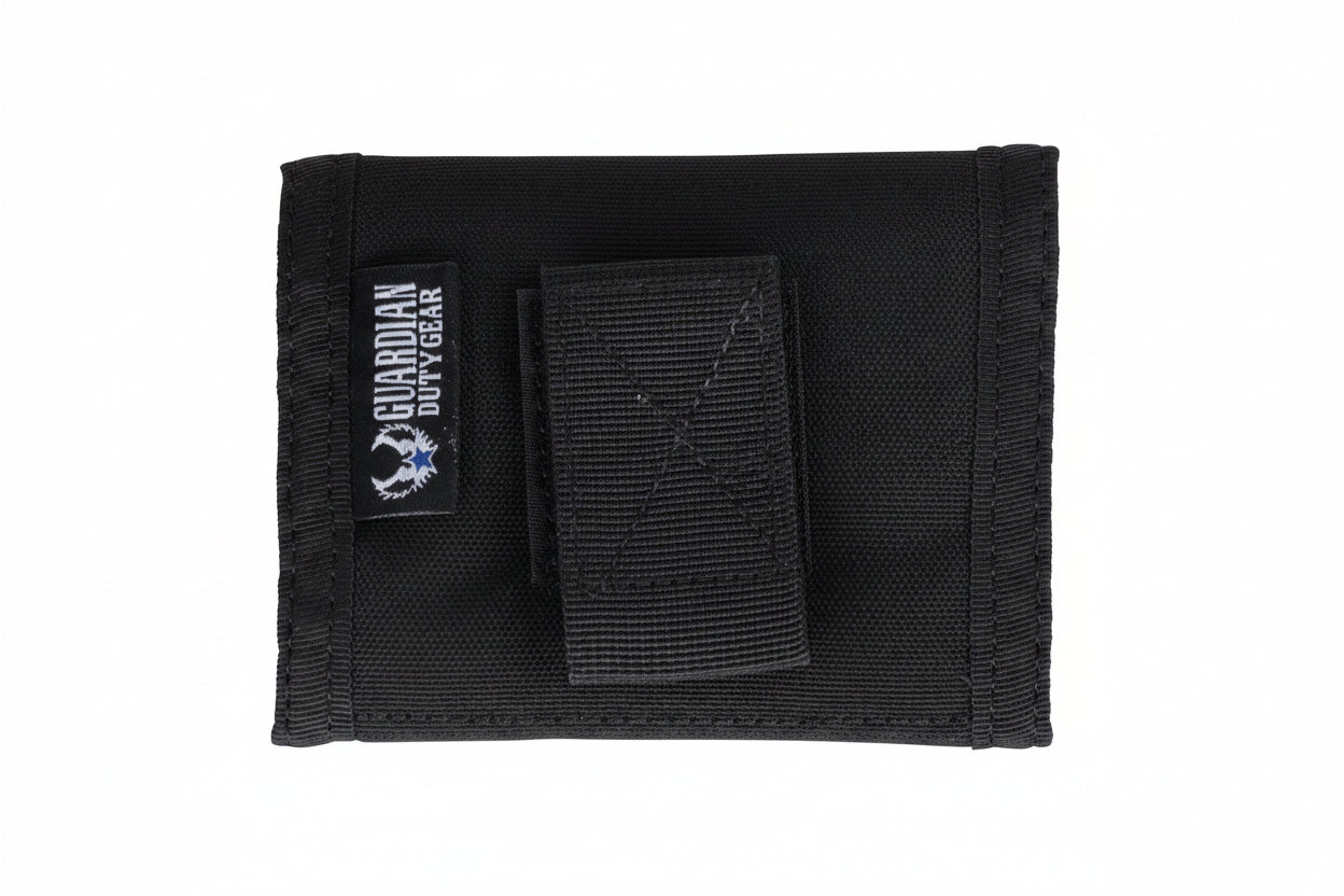 Guardian Duty Gear - Latex Glove Pouch Backside showing the velcro loop attachment for duty belts