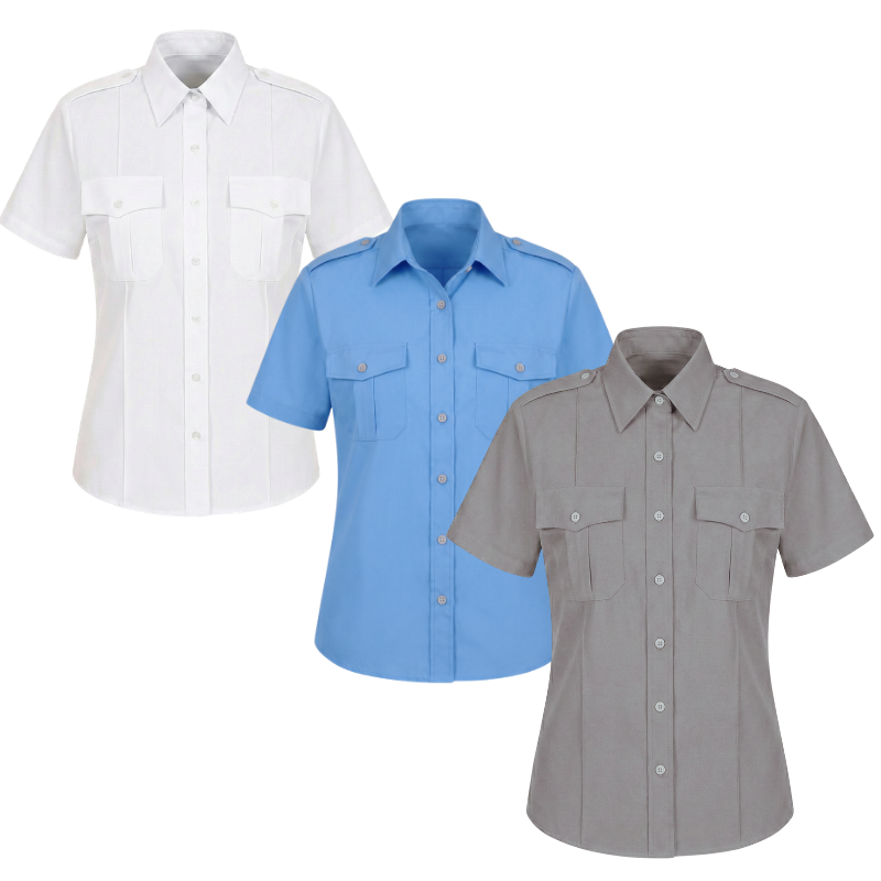 Women's Premium Short Sleeve Uniform Shirt