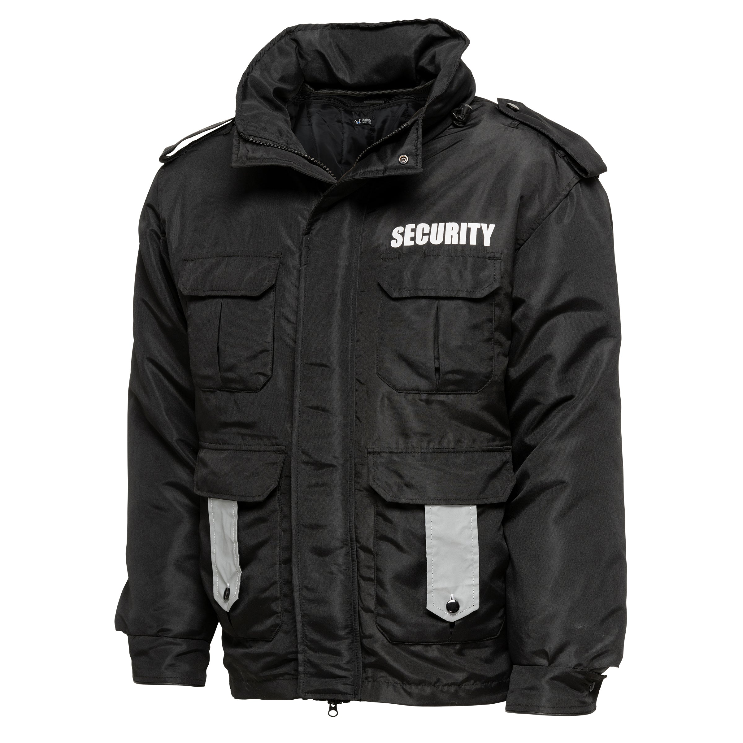 security guard jacket black