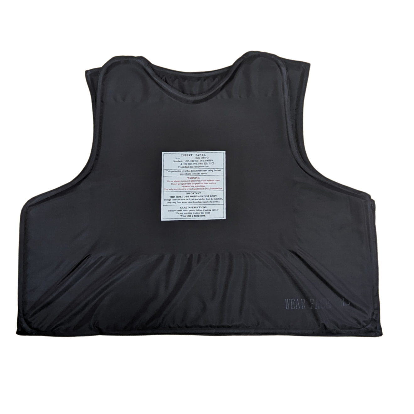 Multi Threat LVL lllA+ Panel Set - Front & Back