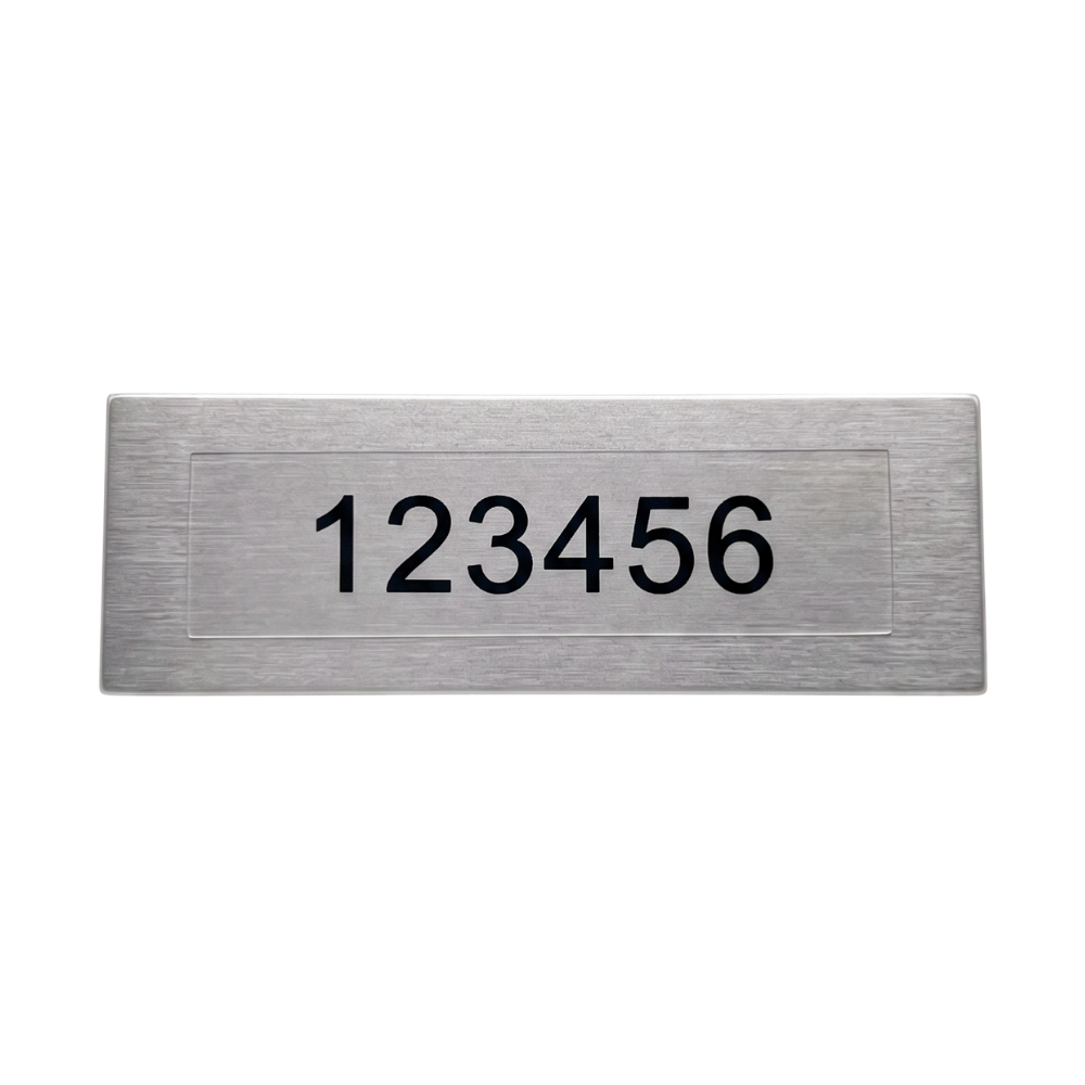 Metal Name Tag Pin