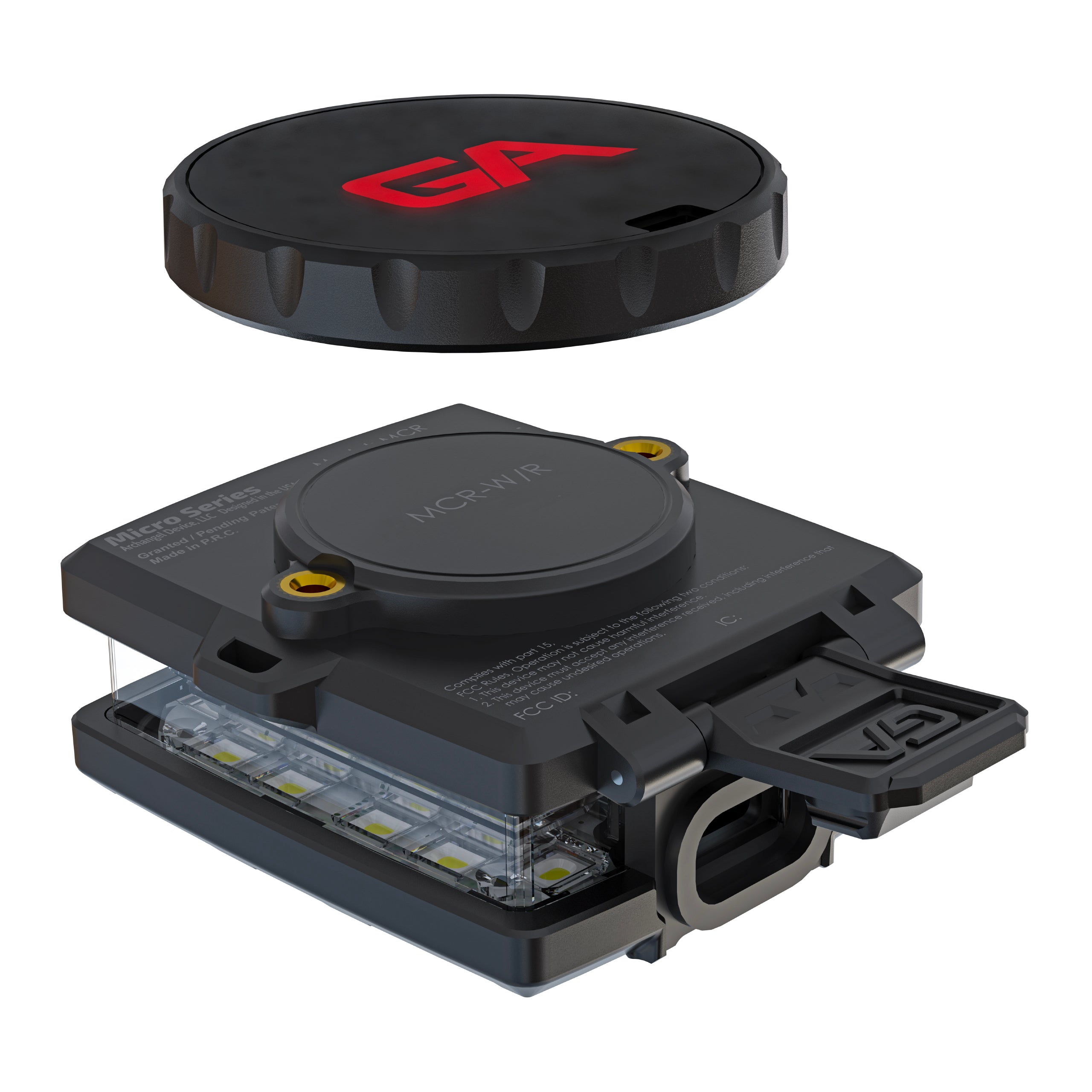 Guardian Angel Wearable Safety Light - Micro - Orange/Orange