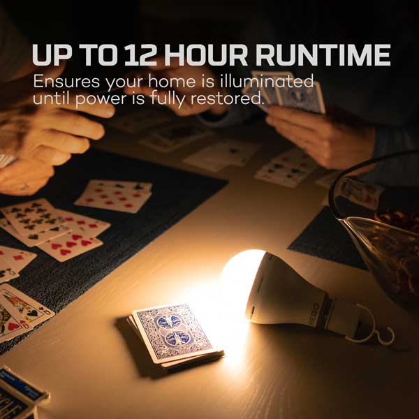 NEBO Blackout Backup - Emergency Bulb - 2 Pack