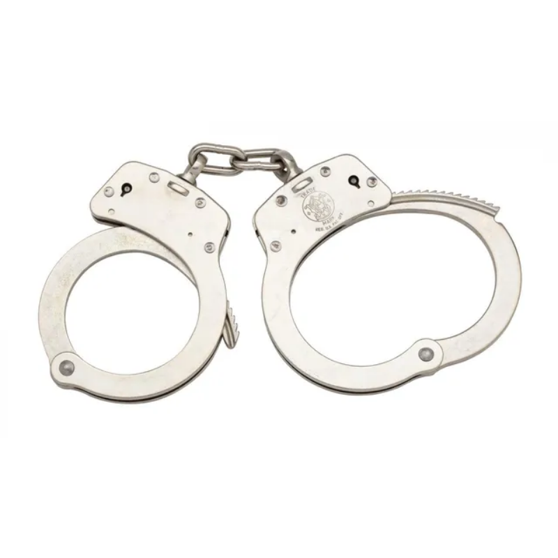 Smith & Wesson M100P Handcuffs - Nickel (Pushpin)