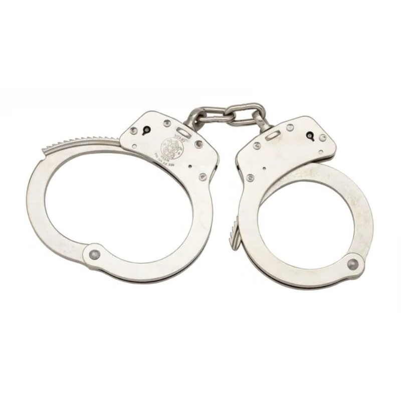 Smith & Wesson M100P Handcuffs - Nickel (Pushpin)