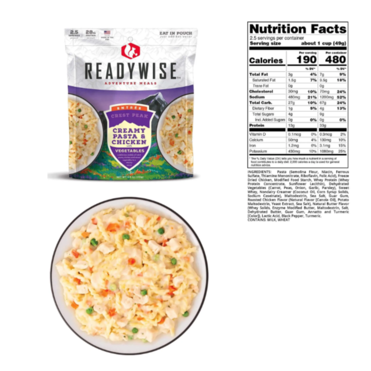 Readywise Adventure Meal