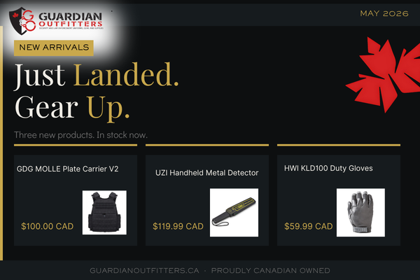 Just Landed: GDG MOLLE Tactical Plate Carrier V2, UZI Metal Detector Wand & HWI Cut-Resistant Duty Gloves