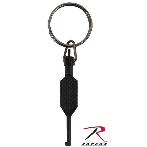 flat knurled handcuff key