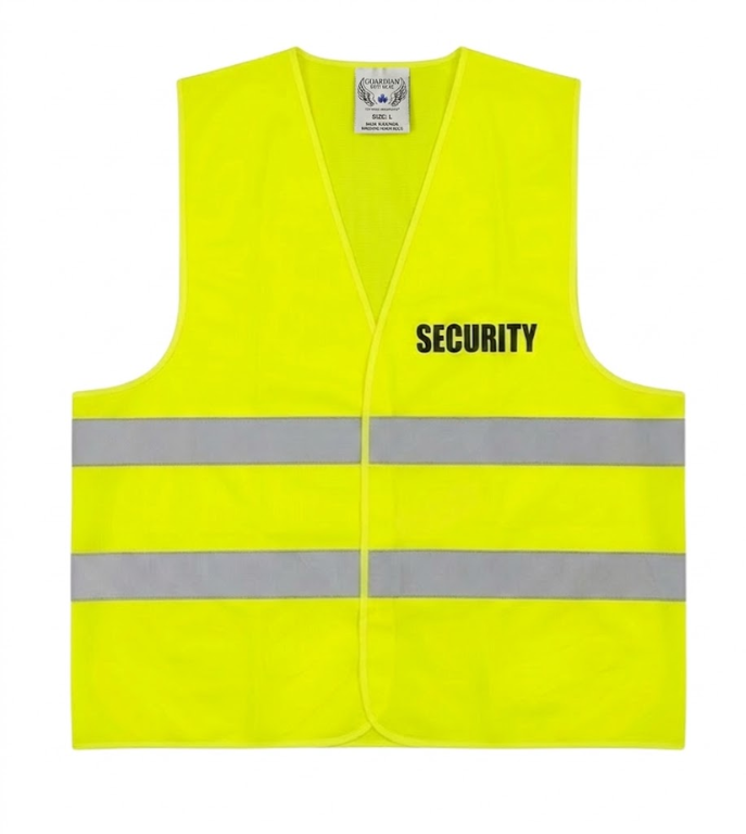 Hi-Vis Rip-Away Vest - Printed with Security Front and Back
