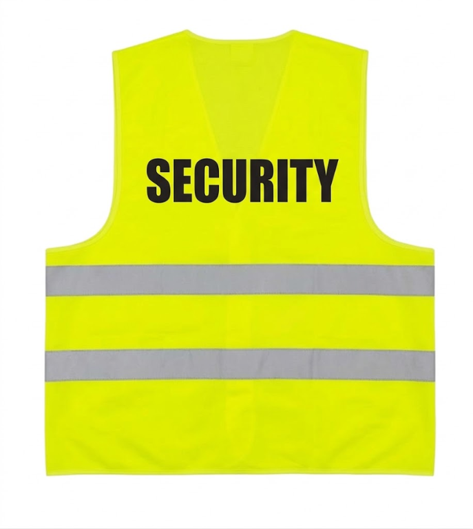 Hi-Vis Rip-Away Vest - Printed with Security Front and Back