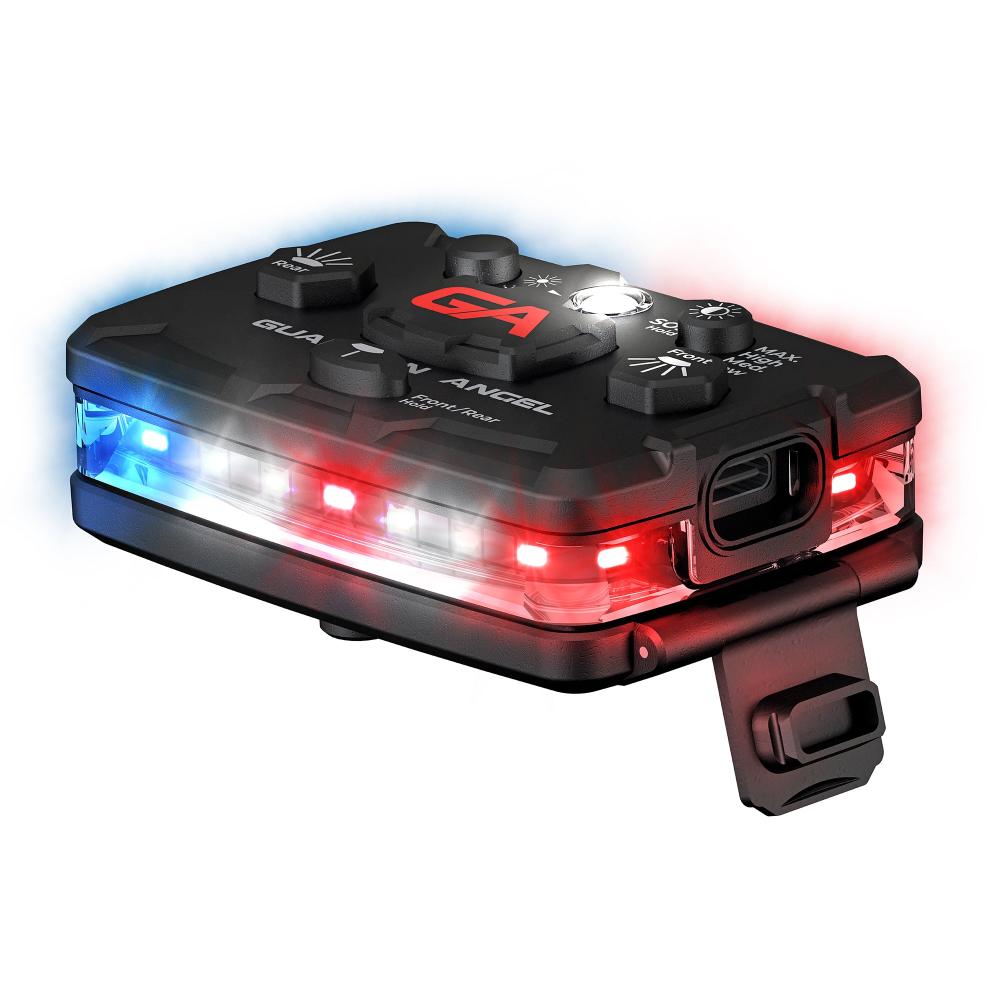 Guardian Angel Elite Wearable Safety Light - Red/Blue