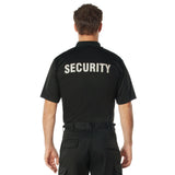 Premium Black Moisture Wicking Golf Shirt w Security