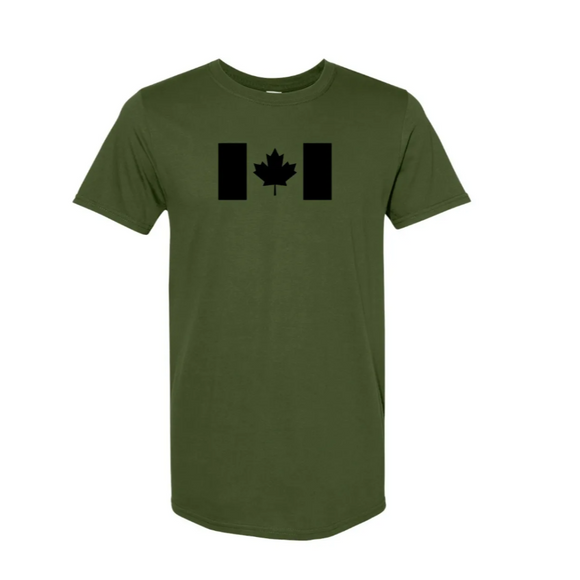 Canadian Flag OD T-shirt