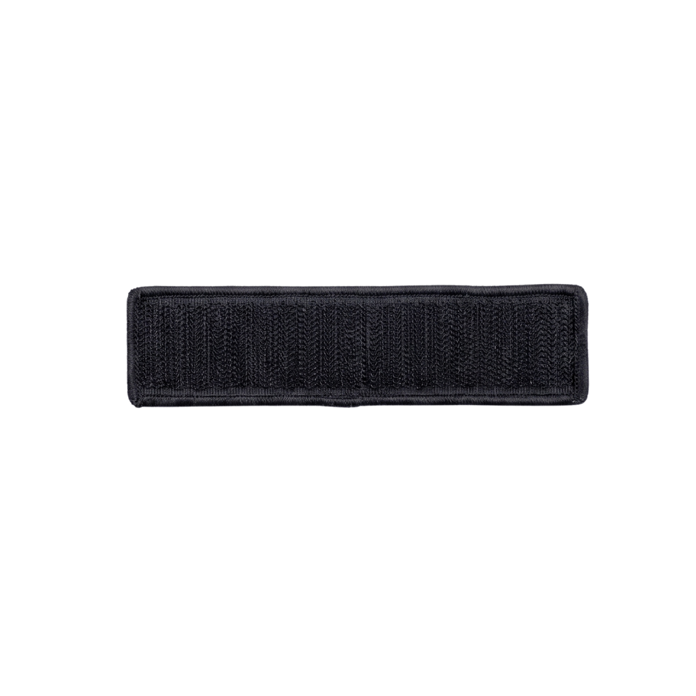 Canada Flag Name Tag with Velcro, back view showing full Velcro backing