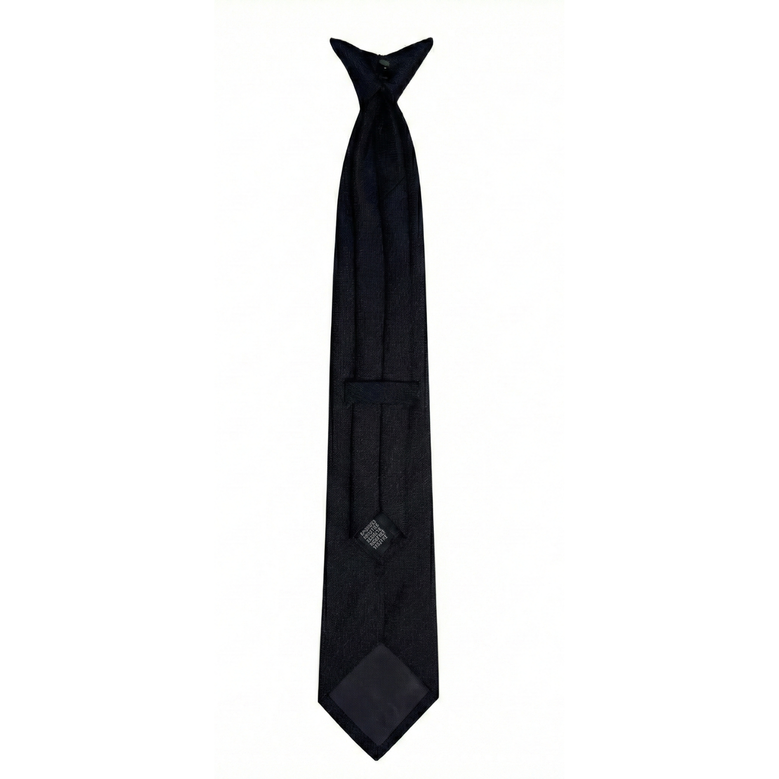 19" Black Clip-On Tie