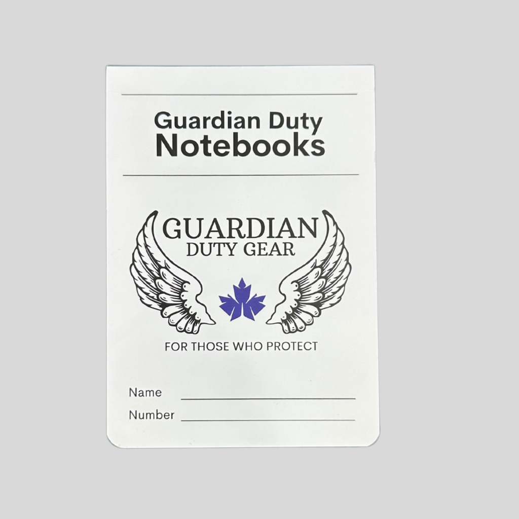 Security Notebook Examples Duty Memo Notebook for Security Guards | Guardian