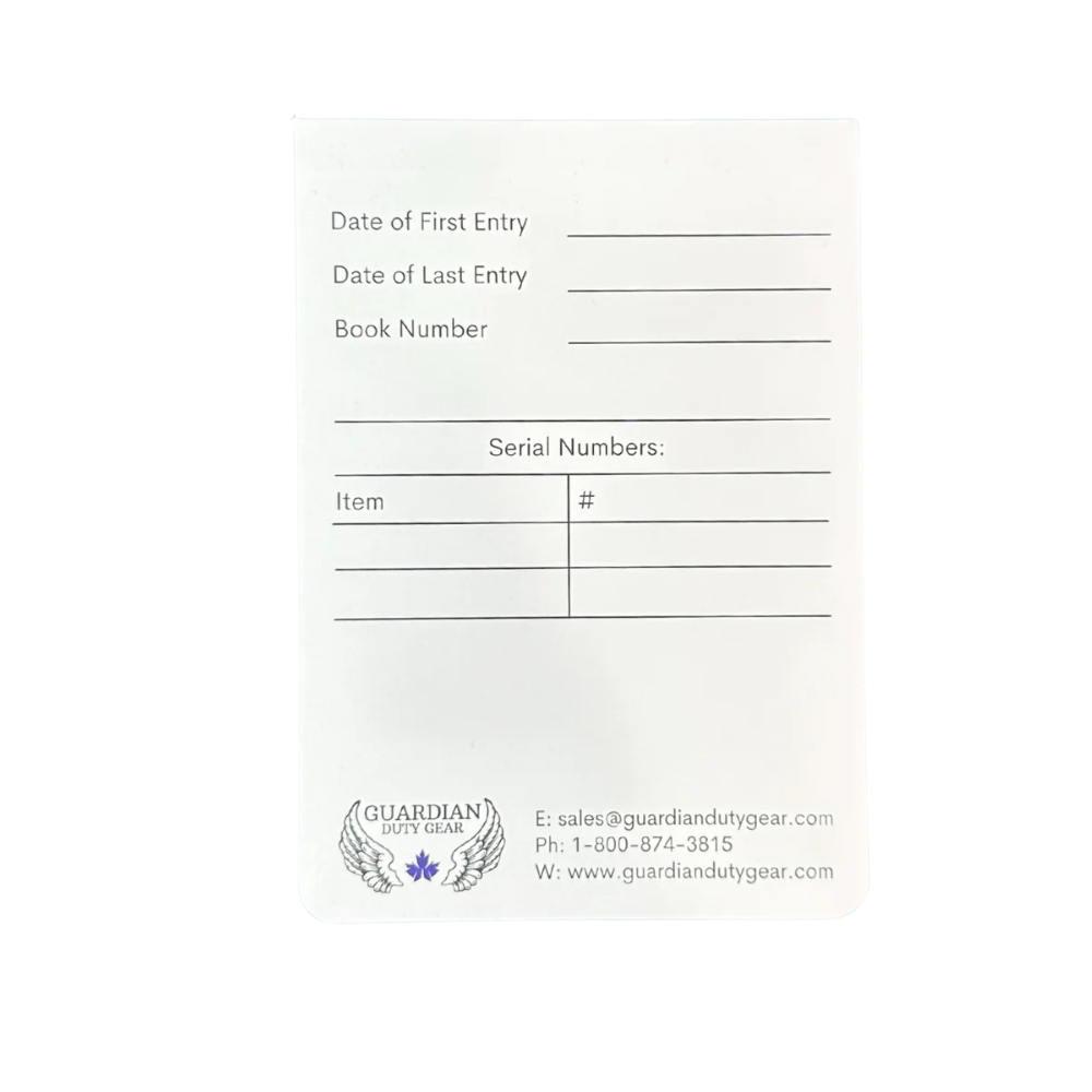Guardian Duty Memo Notebook