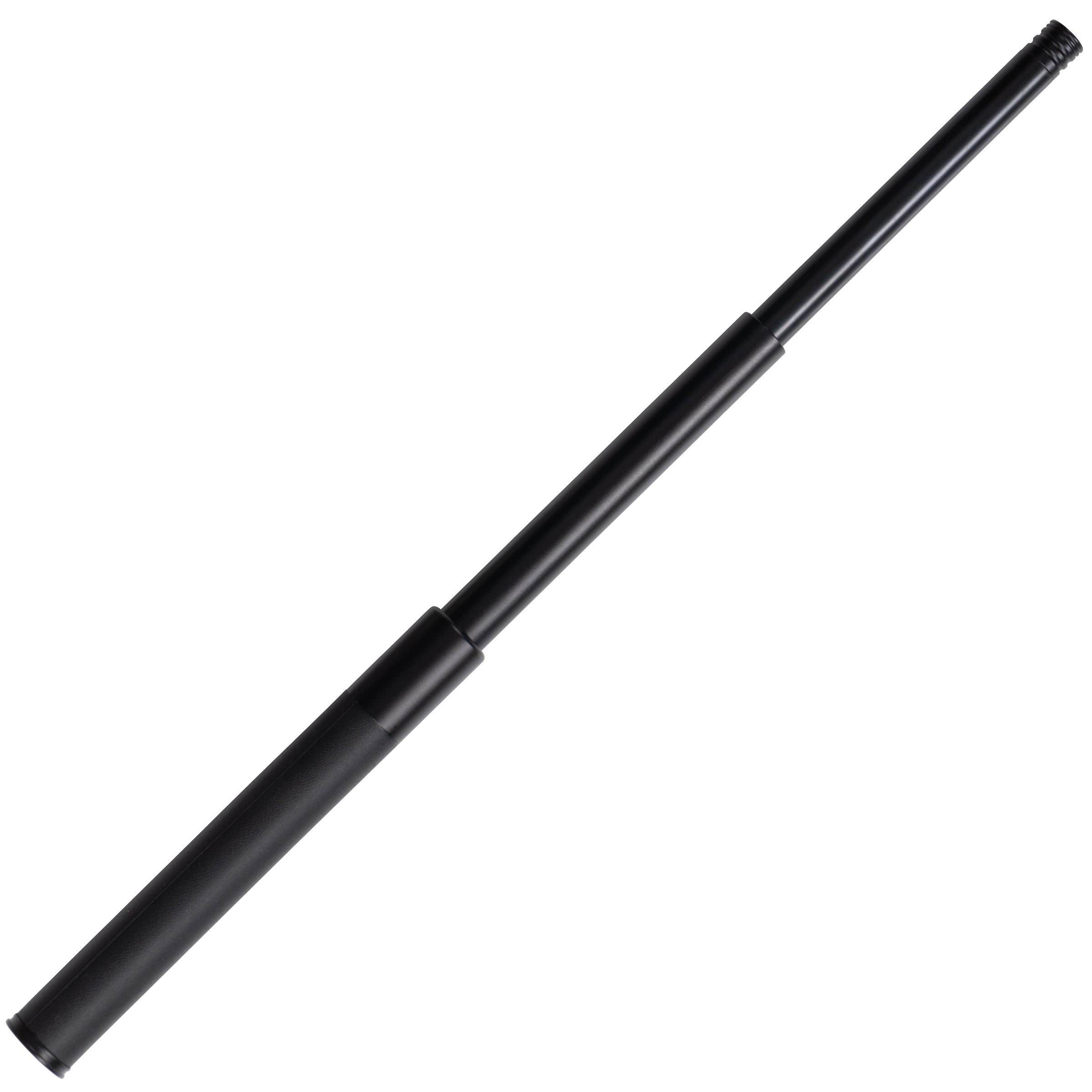 Guardian Defence Systems CORE Lock 21-inch expandable baton fully extended with matte black finish and textured rubber grip.