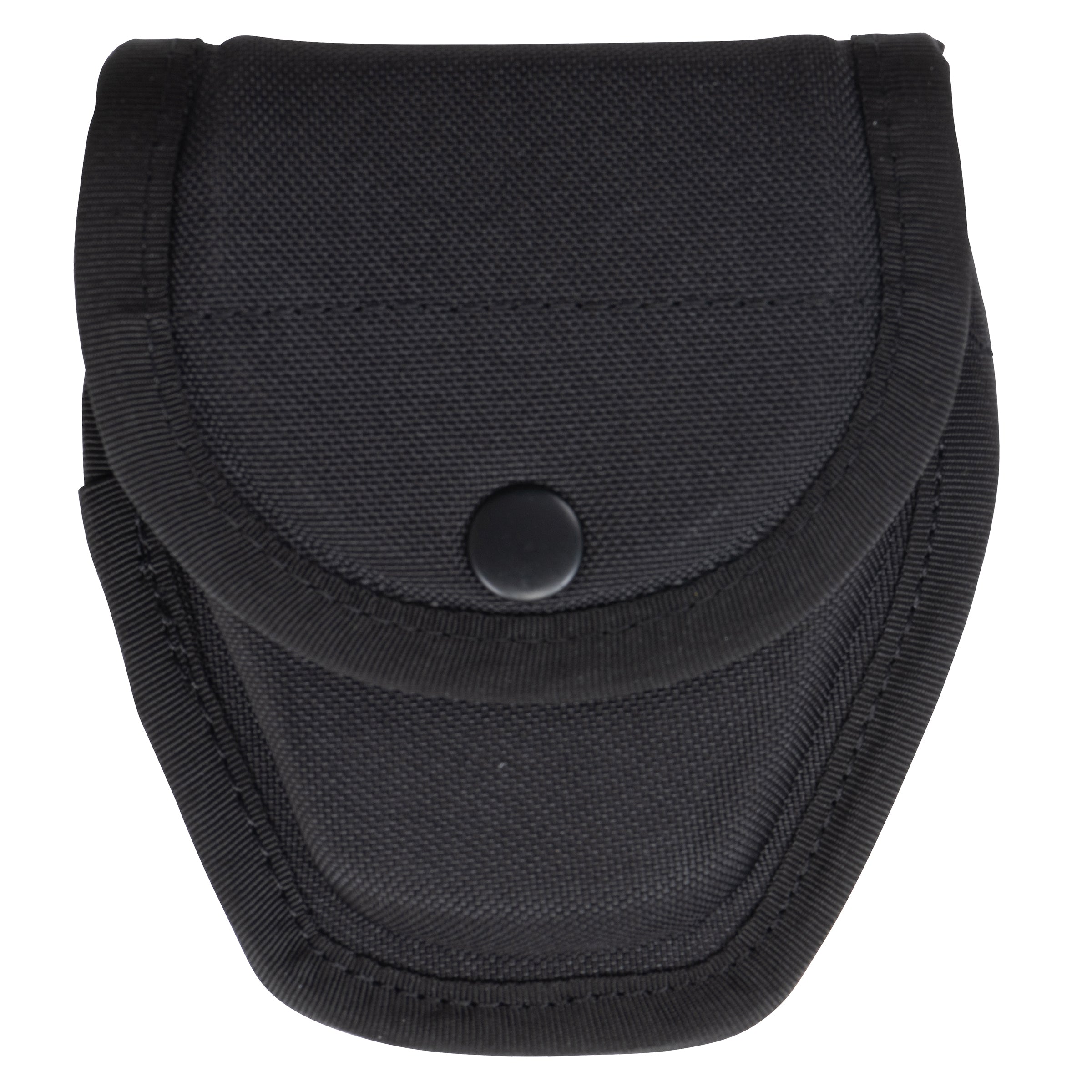 Frontside of the guardian duty gear molded handcuff holder pouch with button closure