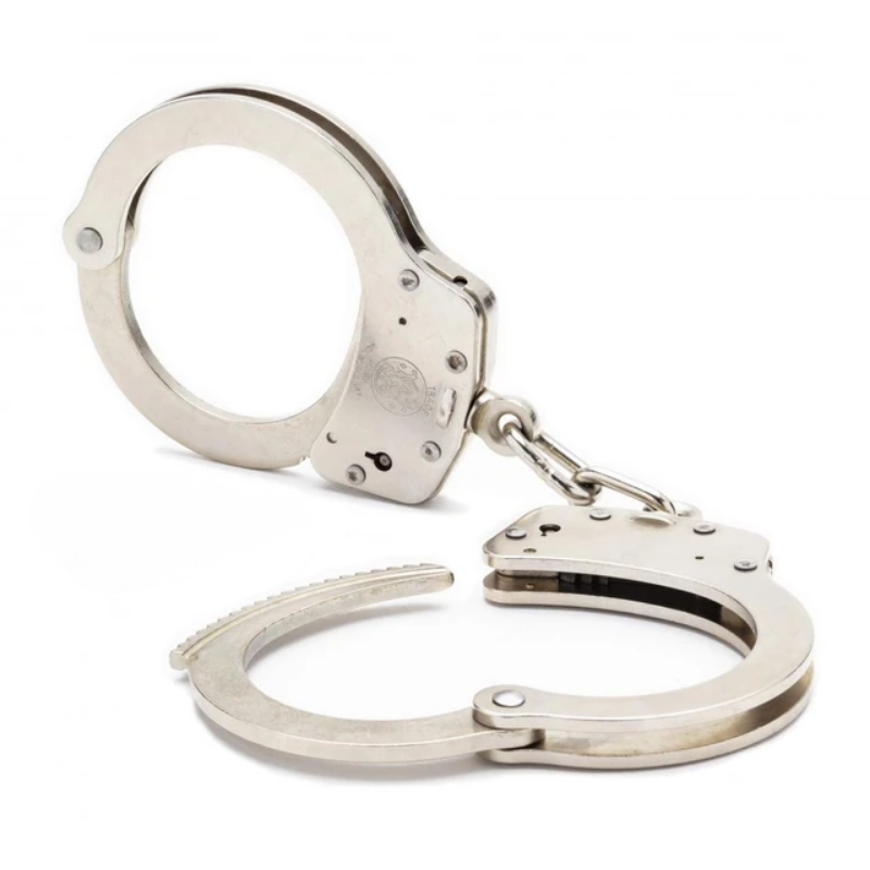 Smith & Wesson M100P Handcuffs - Nickel (Pushpin)