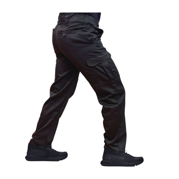 Premium Black Cargo Pants (Hemmed)