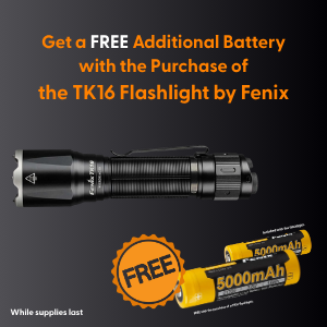 TK16 Flashlight + Battery