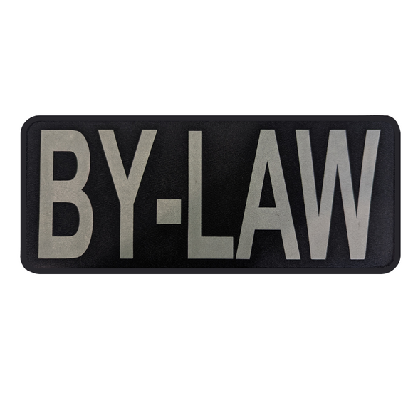 Large By-Law Patch With Velcro