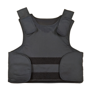 black internal bulletproof vest