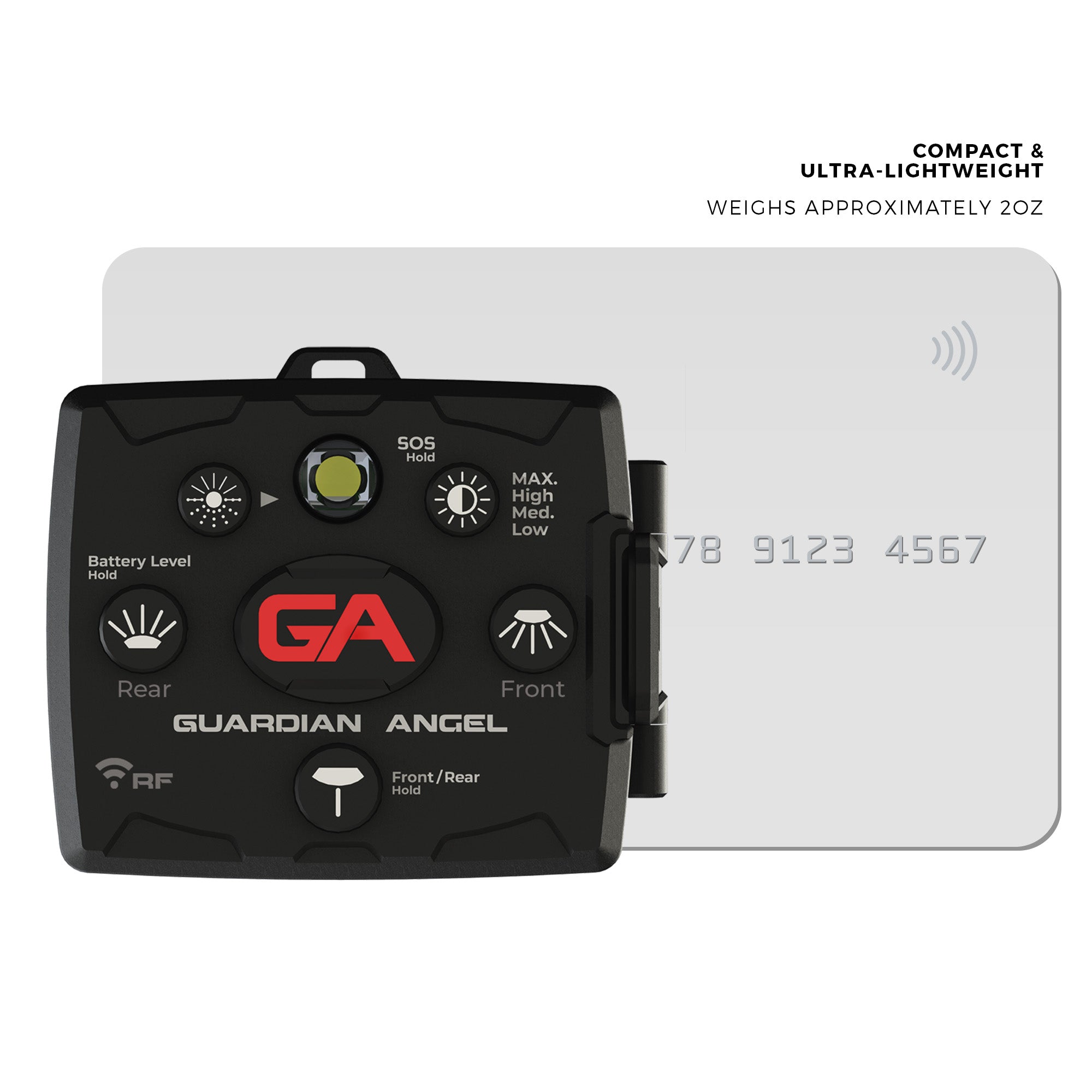 Guardian Angel Wearable Safety Light - Micro - Orange/Orange