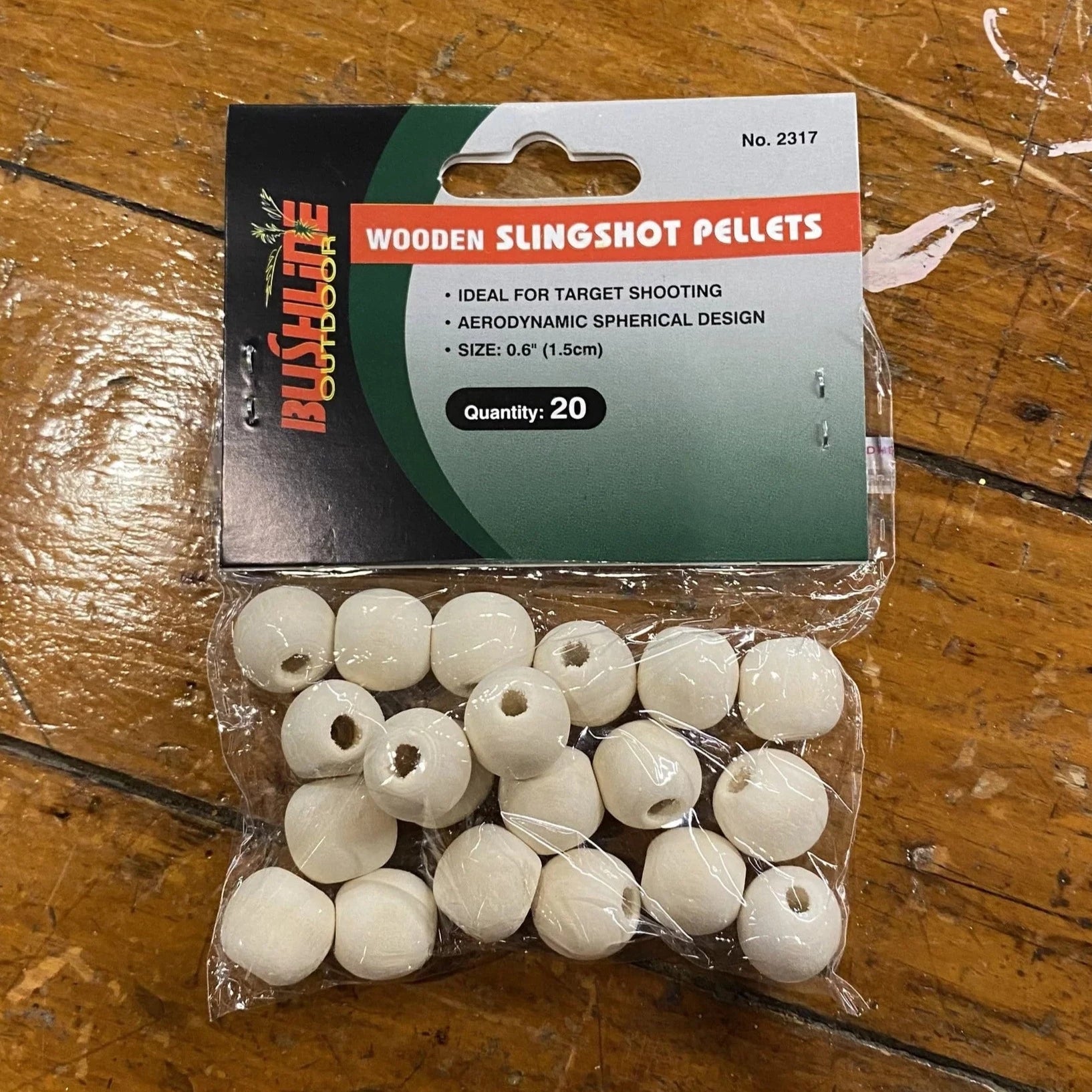 Wood Slingshot Pellets