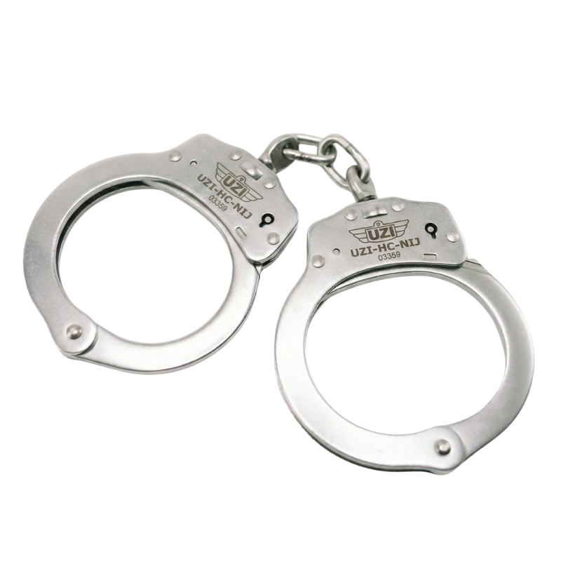uzi handcuffs nickel