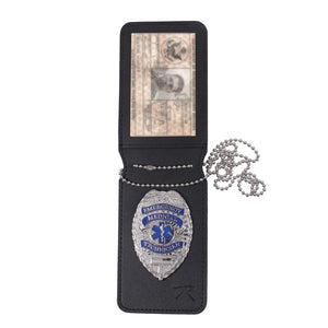 Rothco - NYPD Style Leather Badge Holder w/ Clip