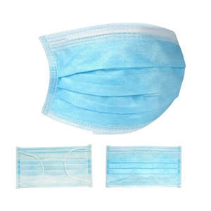 Blue Disposable 3-Ply Mask - 5ct