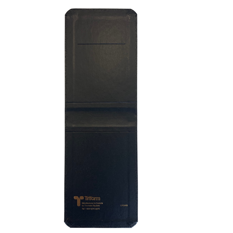 triform leather memo book cover