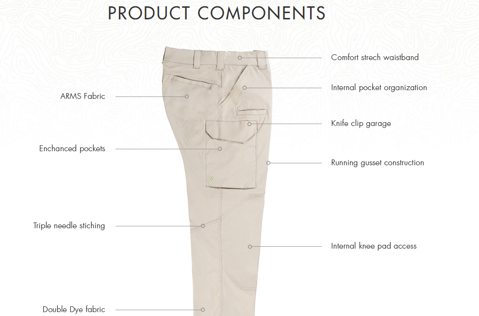 First Tactical V2 Tactical Cargo Pant - Black